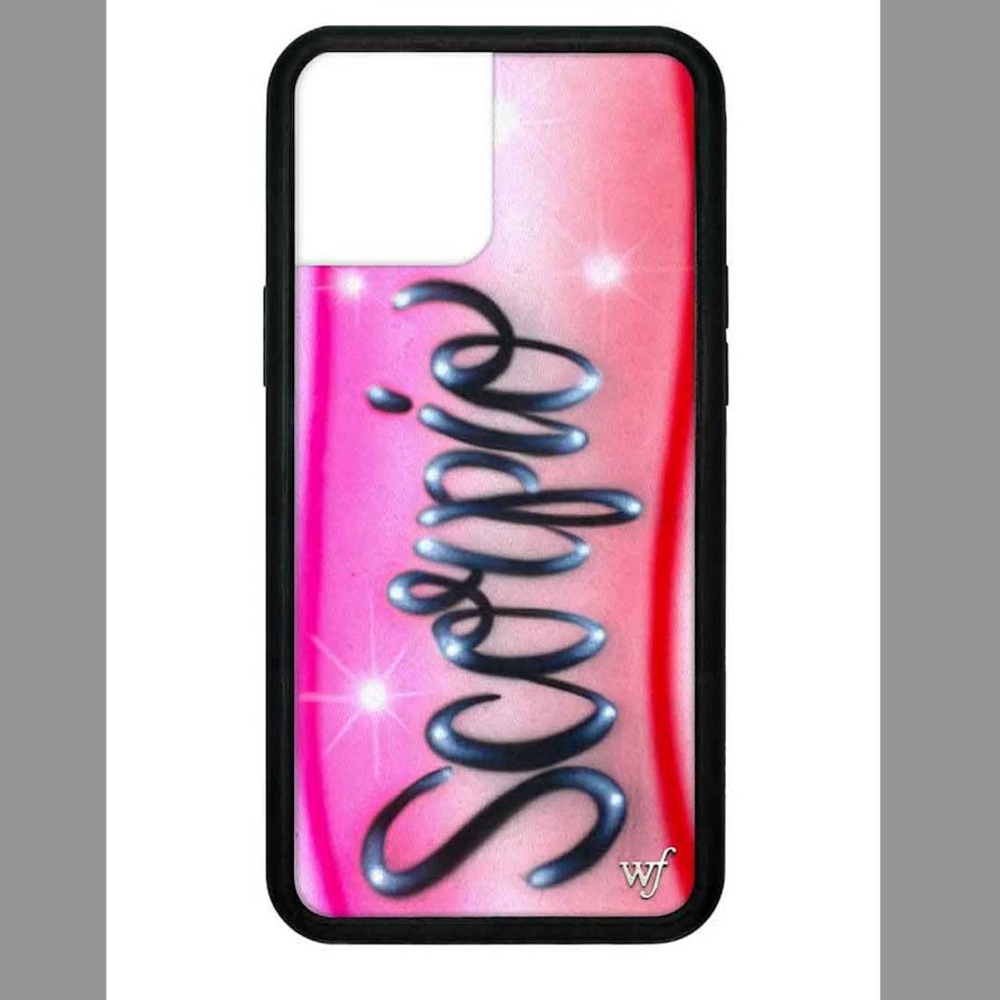 Wildflower Scorpio Airbrush iPhone Case
